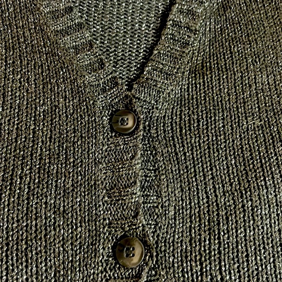 HURRY 🩶BUY NOW🩶VERY SEXY SILVER GLITTER DARK GREY TOP🩶🩶🩶BRAND: SOUTH BLUE🩶🩶 - Picture 5 of 7